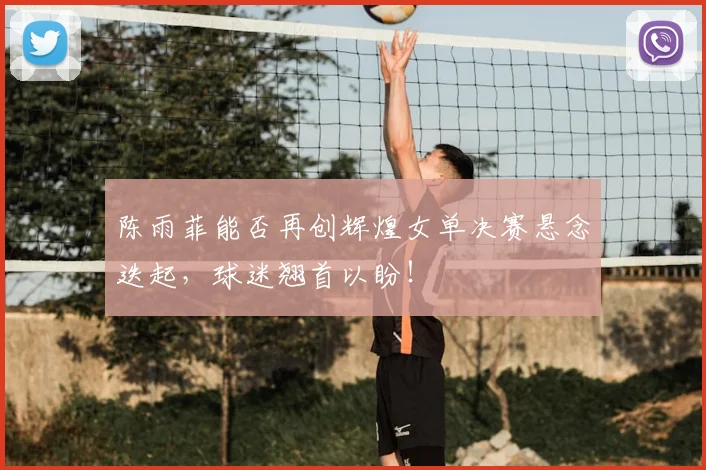 陈雨菲能否再创辉煌女单决赛悬念迭起，球迷翘首以盼！