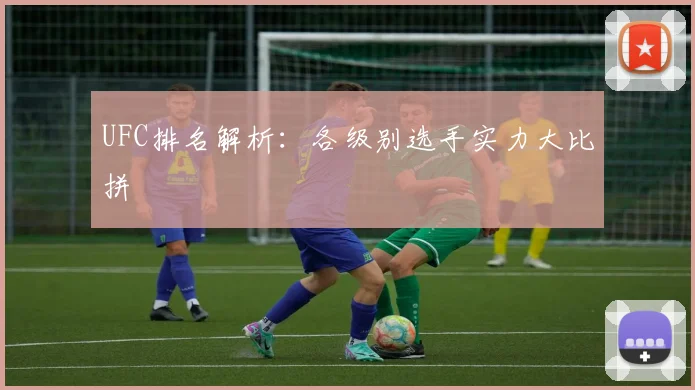 UFC排名解析：各级别选手实力大比拼