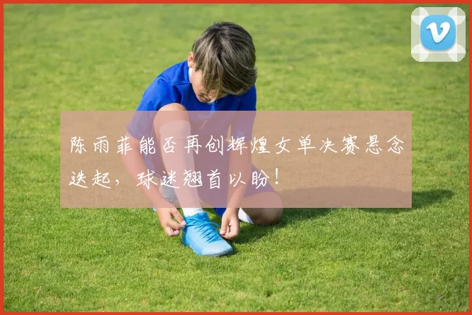 陈雨菲能否再创辉煌女单决赛悬念迭起，球迷翘首以盼！